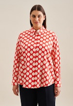 Curvy Kragen Hemdbluse Regular in Rot |  Seidensticker Onlineshop