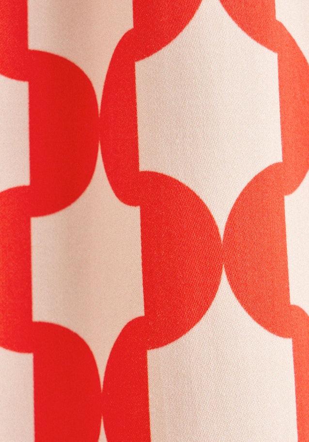 Dress Geometric pattern in Red | Seidensticker Onlineshop