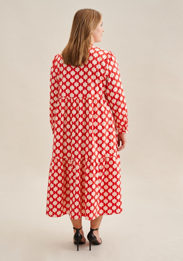 Grande taille Collar Dress in Red | Seidensticker Onlineshop