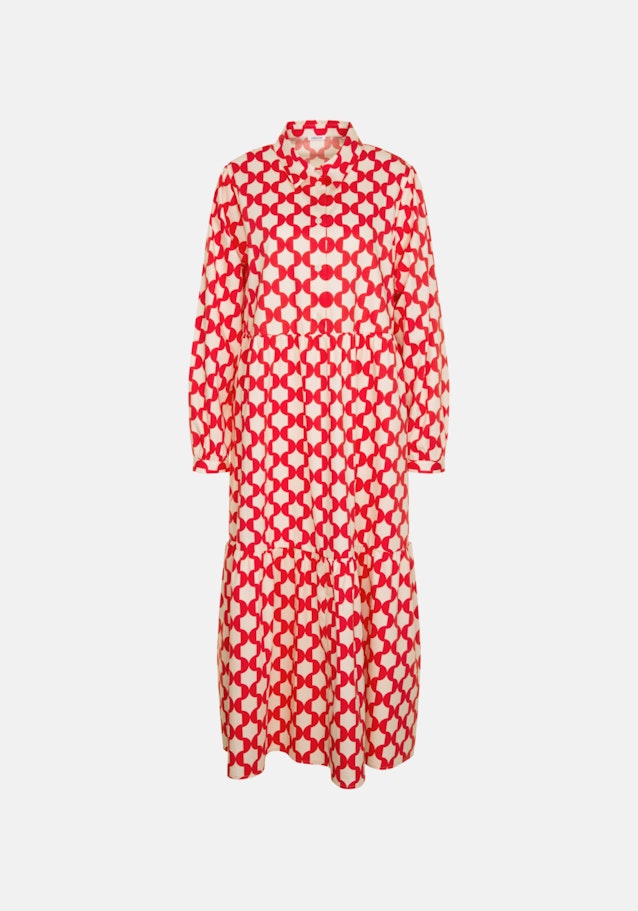 Dress Geometric pattern in Red | Seidensticker Onlineshop