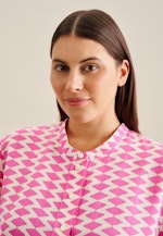 Curvy Kragen Stehkragenbluse Regular in Rosa/Pink |  Seidensticker Onlineshop