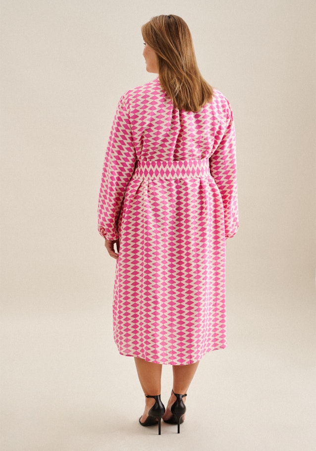 Curvy Kragen Kleid Regular in Rosa/Pink | Seidensticker Onlineshop
