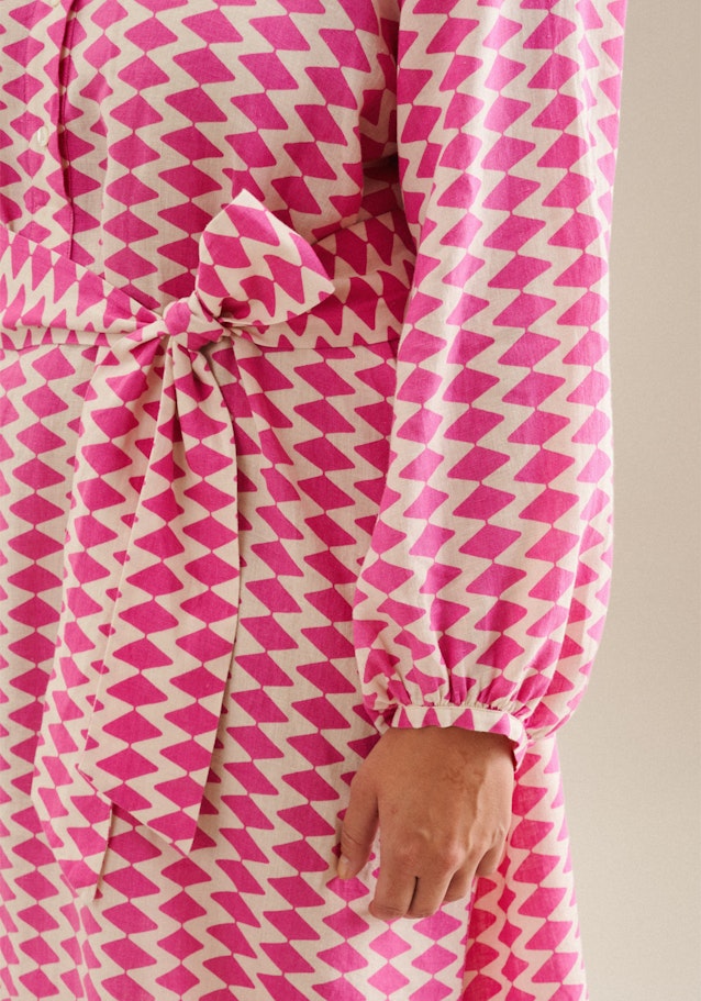 Curvy Kragen Kleid Regular in Rosa/Pink |  Seidensticker Onlineshop