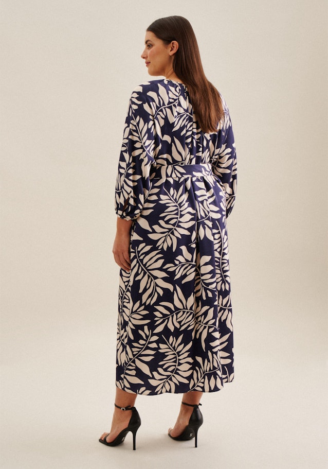 Robe feuilles in Bleu Foncé | Seidensticker Onlineshop