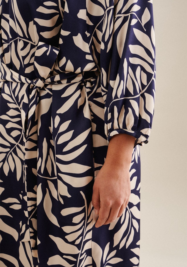 Robe feuilles in Bleu Foncé | Seidensticker Onlineshop