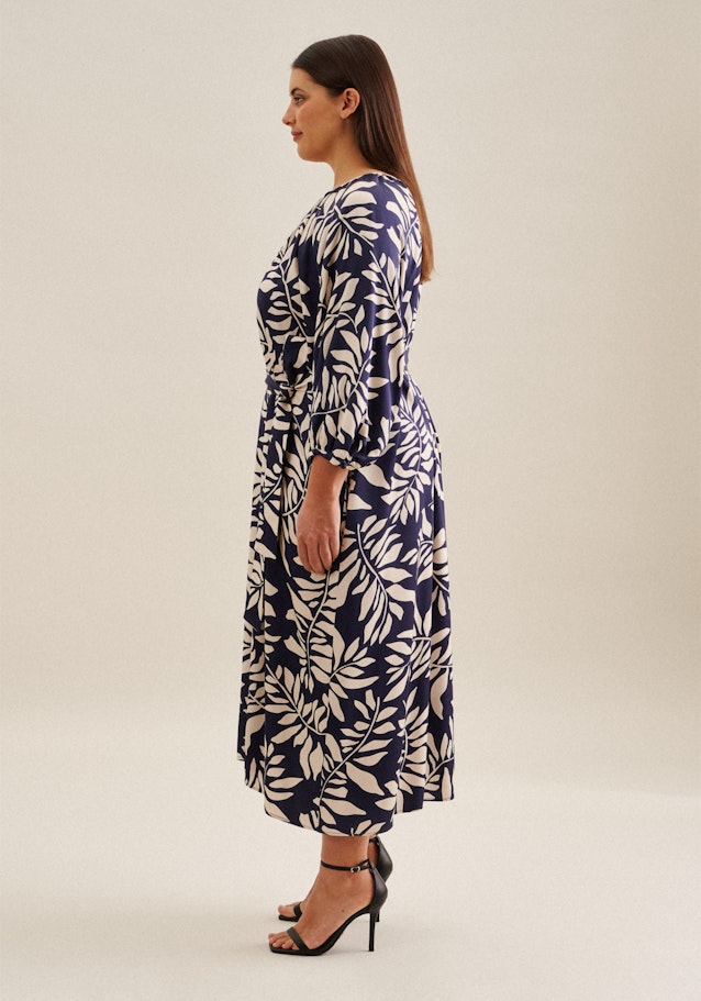 Robe feuilles in Bleu Foncé | Seidensticker Onlineshop