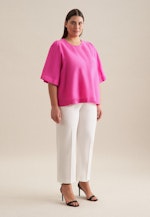 Grande taille Ronde Hals Shirtblouse in Roze/Pink |  Seidensticker Onlineshop