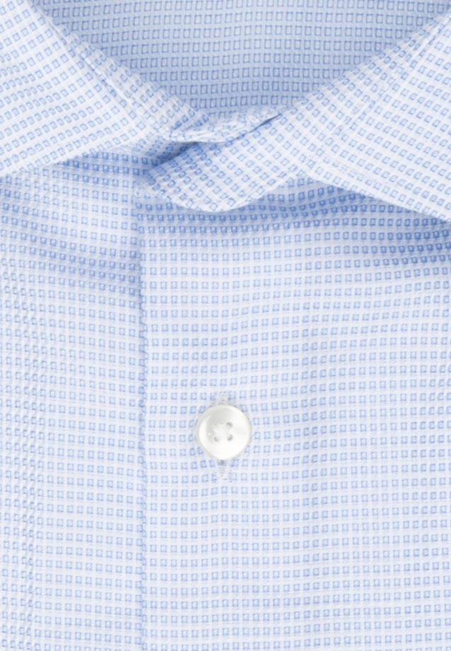 Chemise Business Shaped Col Kent manches extra-courtes in Bleu Clair |  Seidensticker Onlineshop