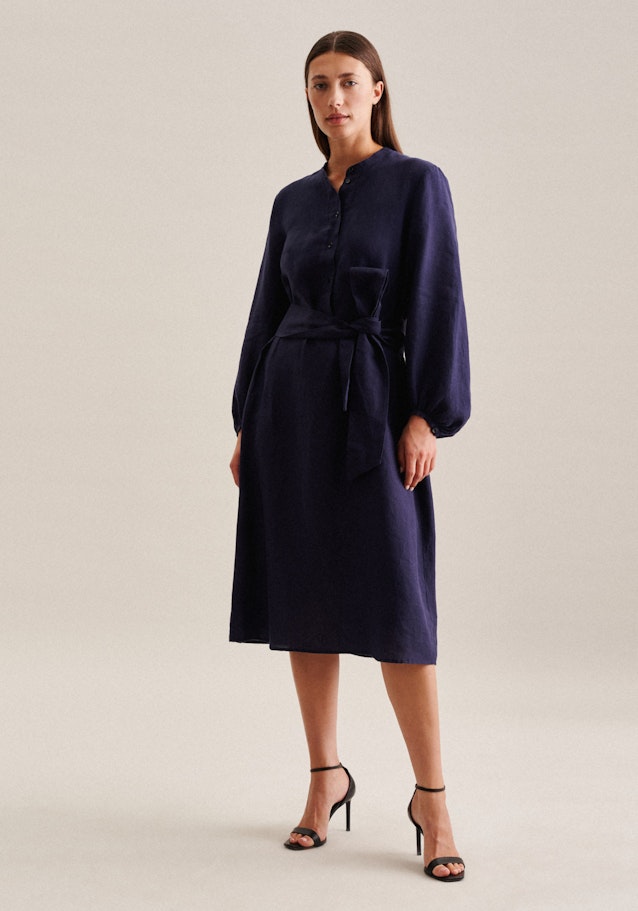Collar Dress in Dark Blue | Seidensticker Onlineshop