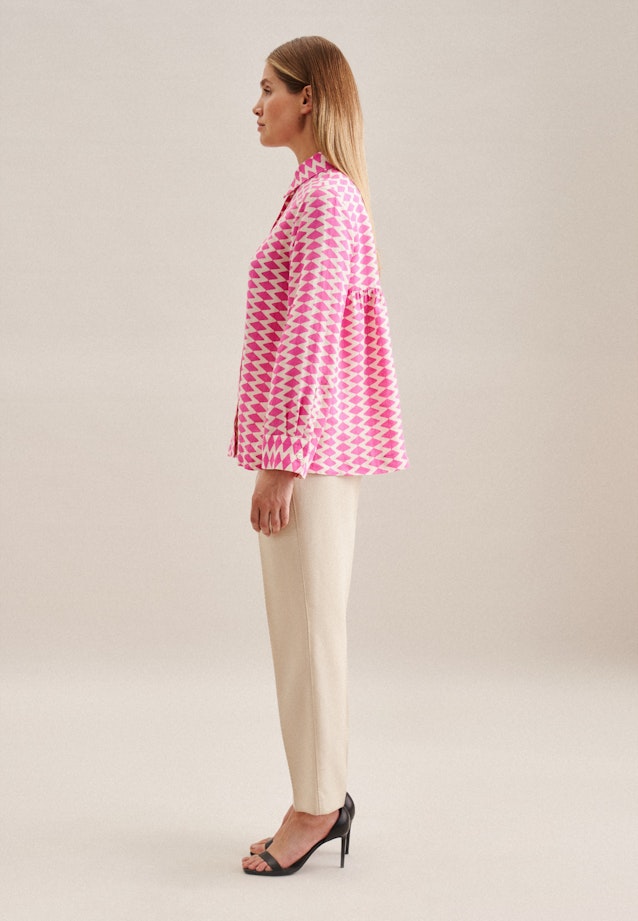 lange Arm Linnen Shirtblouse in Roze/Pink |  Seidensticker Onlineshop