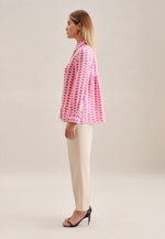 Long sleeve Linen Shirt Blouse in Pink |  Seidensticker Onlineshop