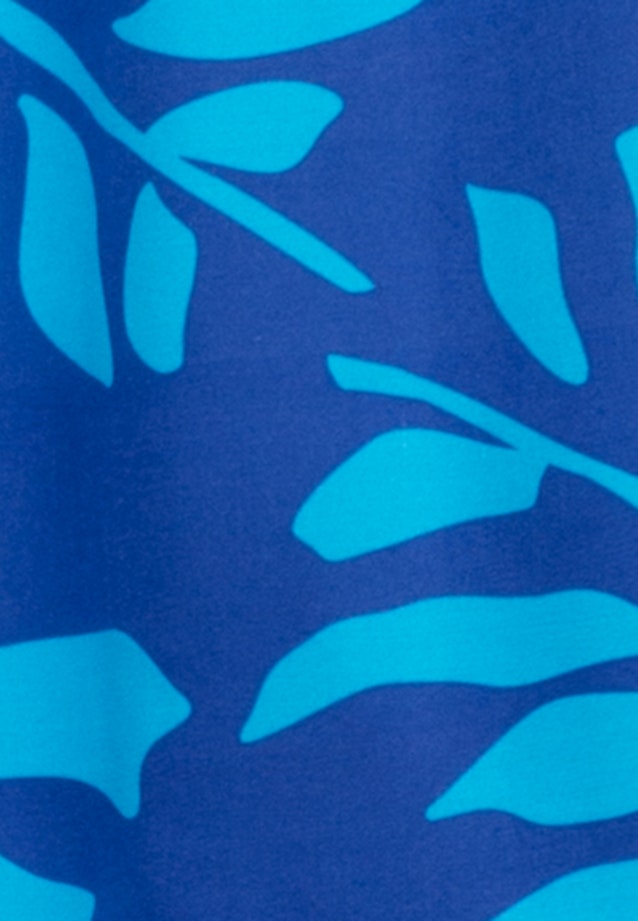 3/4-Arm Satin Shirtbluse in Mittelblau |  Seidensticker Onlineshop