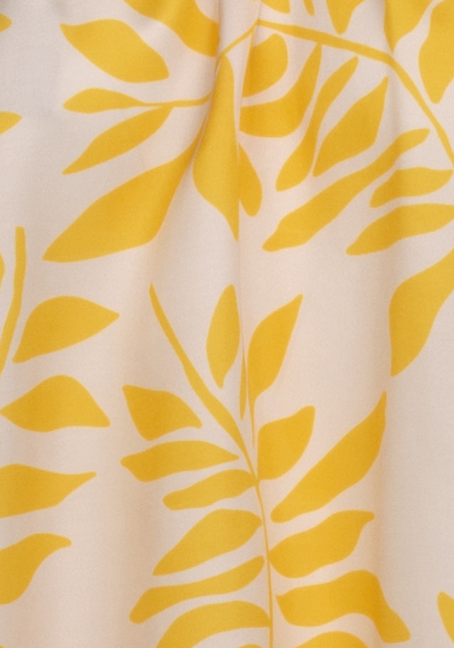 3/4-sleeve Satin Shirt Blouse in Yellow |  Seidensticker Onlineshop