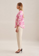 3/4-sleeve Satin Shirt Blouse in Pink |  Seidensticker Onlineshop