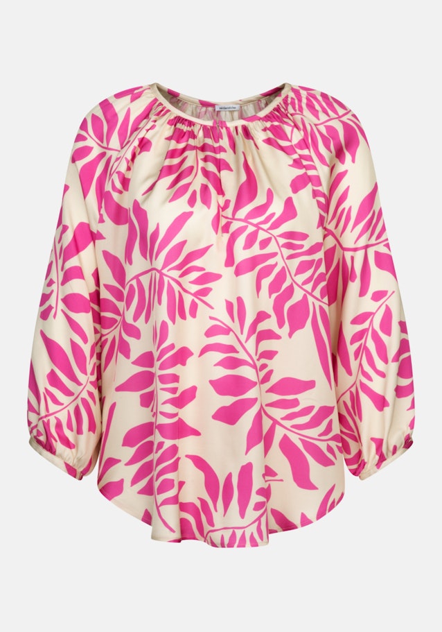 Shirtbluse Blätter in Rosa/Pink |  Seidensticker Onlineshop
