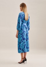 Robe Regular Manchon 3/4 in Bleu Moyen |  Seidensticker Onlineshop