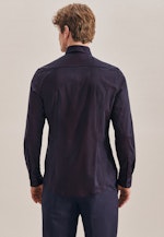 Slim Chemise en jersey Imprimé in Bleu Foncé |  Seidensticker Onlineshop