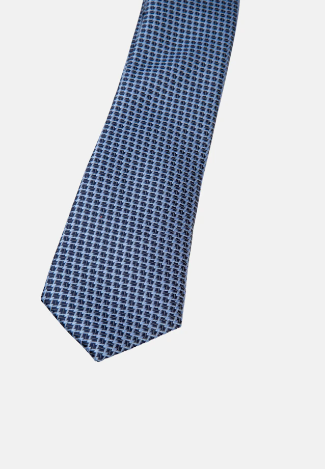 Large (7cm) Tie Small pattern in Medium Blue |  Seidensticker Onlineshop