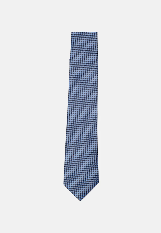 Large (7cm) Tie Small pattern in Medium Blue |  Seidensticker Onlineshop