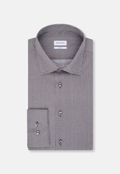 X-Slim Chemise d'affaires Imprimé in Gris |  Seidensticker Onlineshop
