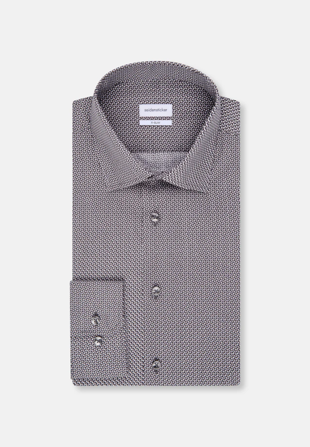 X-Slim Chemise d'affaires Imprimé in Gris |  Seidensticker Onlineshop