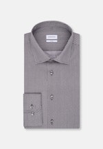 X-Slim Business Hemd Druck in Grau |  Seidensticker Onlineshop