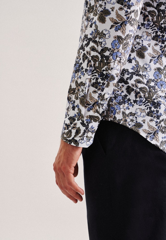 X-Slim Chemise d'affaires Imprimé in Vert |  Seidensticker Onlineshop