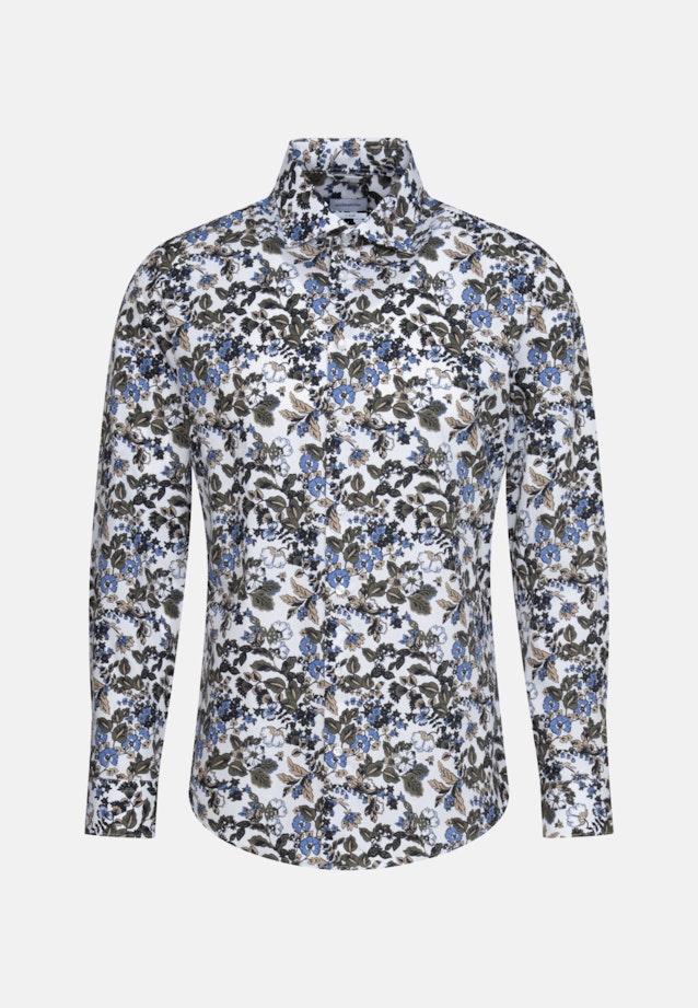 X-Slim Chemise d'affaires Imprimé in Vert |  Seidensticker Onlineshop