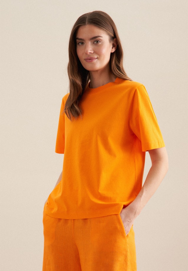 T-Shirt Regular Manche Courte in Orange |  Seidensticker Onlineshop