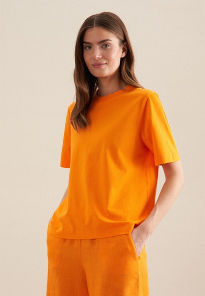 T-Shirt Uni in Orange |  Seidensticker Onlineshop