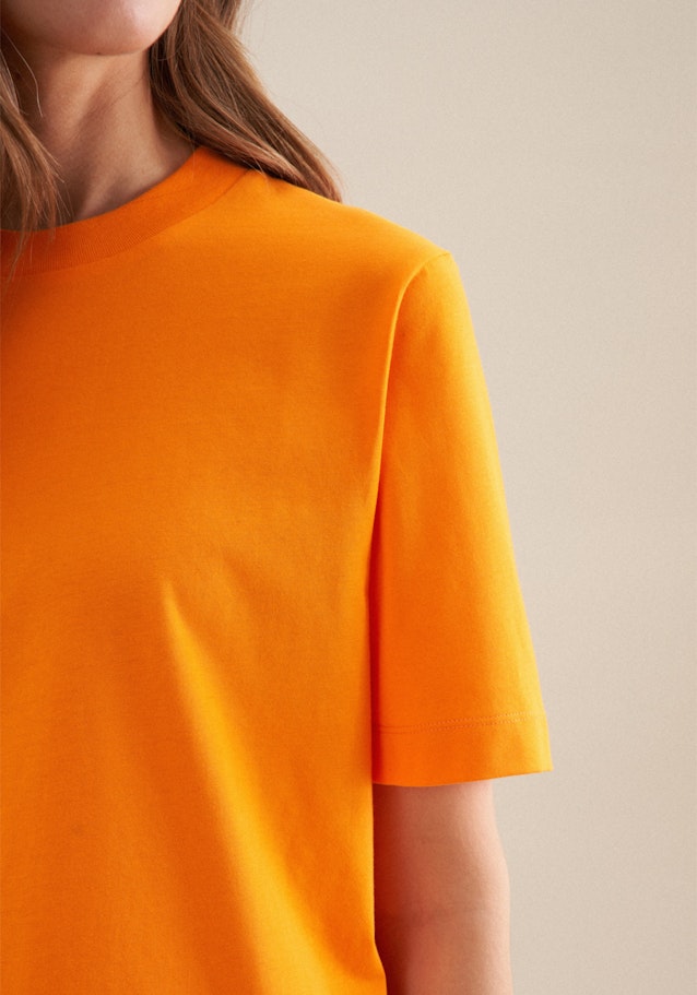 Crew Neck T-Shirt in Orange |  Seidensticker Onlineshop