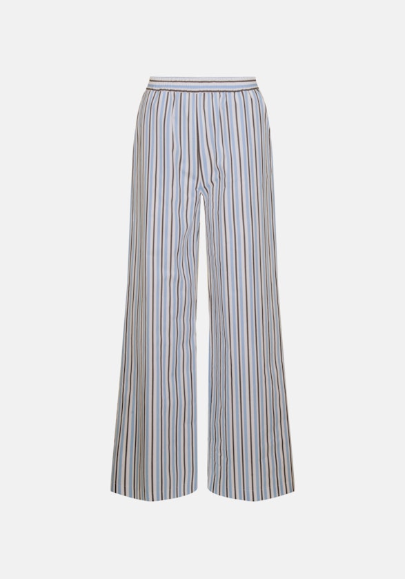 Regular Pantalons A Rayures in Bleu Clair | Seidensticker Onlineshop