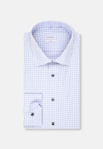 X-Slim Business Hemd Karo in Hellblau |  Seidensticker Onlineshop