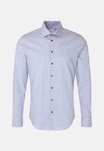 X-Slim Business Hemd Karo in Hellblau |  Seidensticker Onlineshop