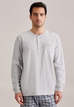 Regular Pyjama Uni in Grau |  Seidensticker Onlineshop