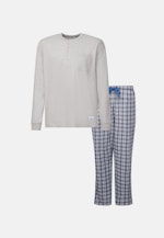 Regular Pyjama Uni in Grau |  Seidensticker Onlineshop