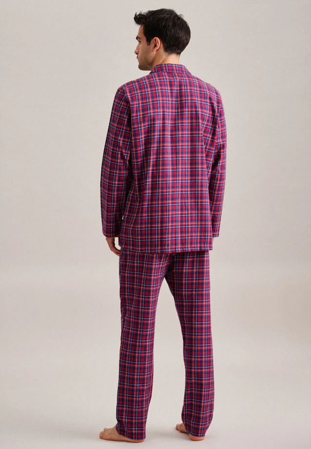 Regular Pyjama Carreaux in Rouge |  Seidensticker Onlineshop