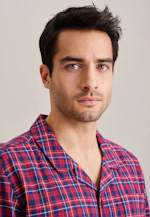 Regular Pyjama Carreaux in Rouge |  Seidensticker Onlineshop