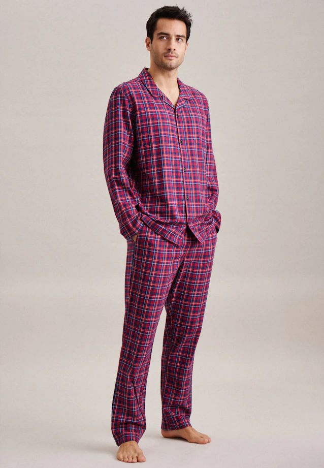 Regular Pyjama Carreaux in Rouge |  Seidensticker Onlineshop