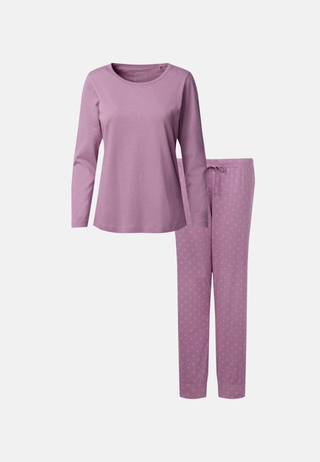 Pyjama Regular Manche Longue Rond in Rose Fuchsia |  Seidensticker Onlineshop