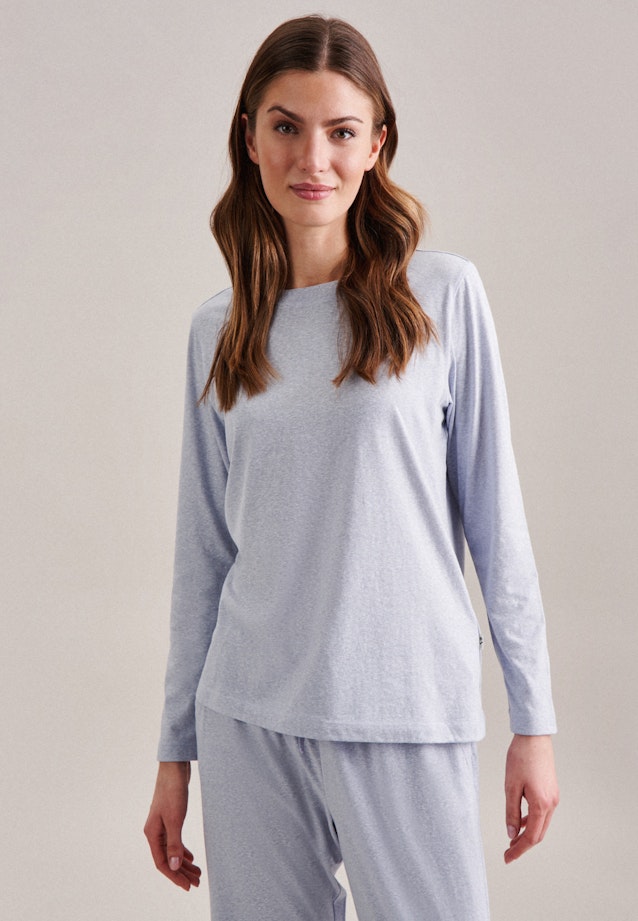 Regular Pyjama Uni in Hellblau |  Seidensticker Onlineshop
