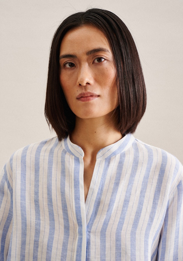 Tunique Lin in Bleu Moyen |  Seidensticker Onlineshop