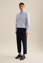 Regular Business Hemd Druck in Hellblau |  Seidensticker Onlineshop