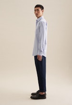 Regular Business Hemd Druck in Hellblau |  Seidensticker Onlineshop