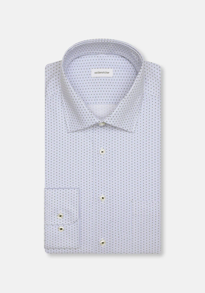 Regular Chemise d'affaires Imprimé dans Bleu Clair | Boutique en ligne Seidensticker