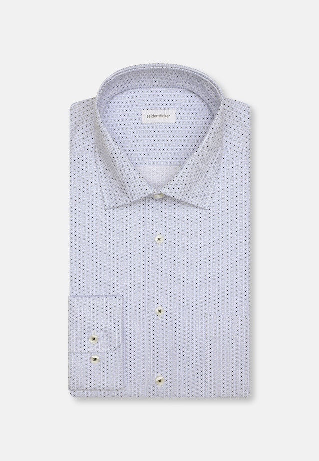 Regular Business Hemd Druck in Hellblau |  Seidensticker Onlineshop