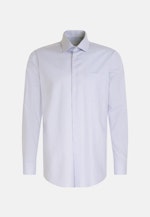 Regular Business Hemd Druck in Hellblau |  Seidensticker Onlineshop