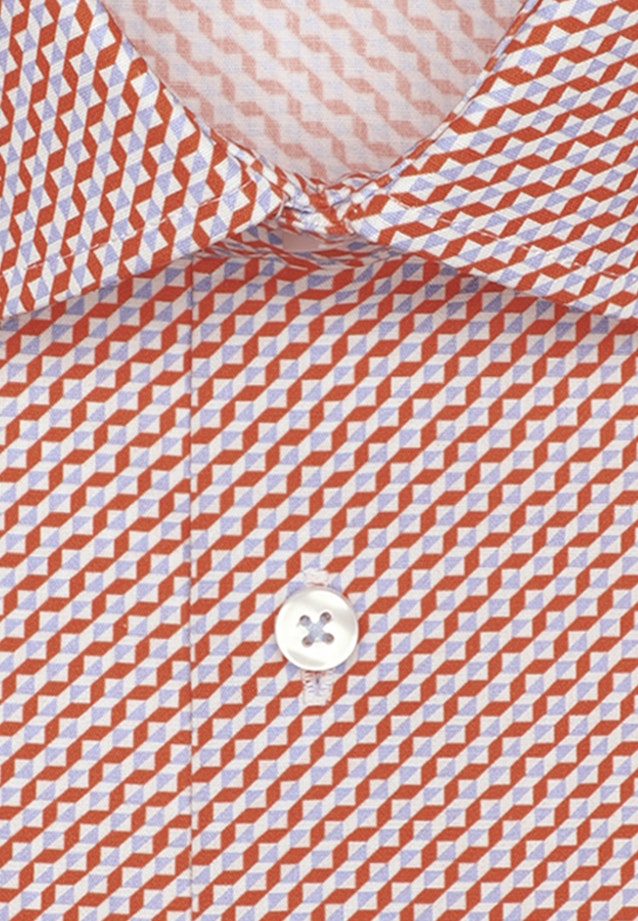 Popeline Business Hemd in Regular mit Kentkragen in Orange |  Seidensticker Onlineshop