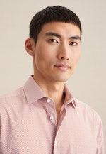 Regular Business shirt Print in Orange |  Seidensticker Onlineshop