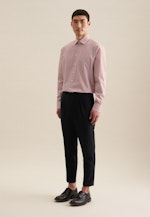 Regular Business shirt Print in Orange |  Seidensticker Onlineshop